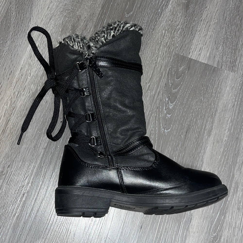 totes faux fur snow boots